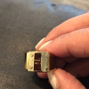 Gold plated Michael Kors ring